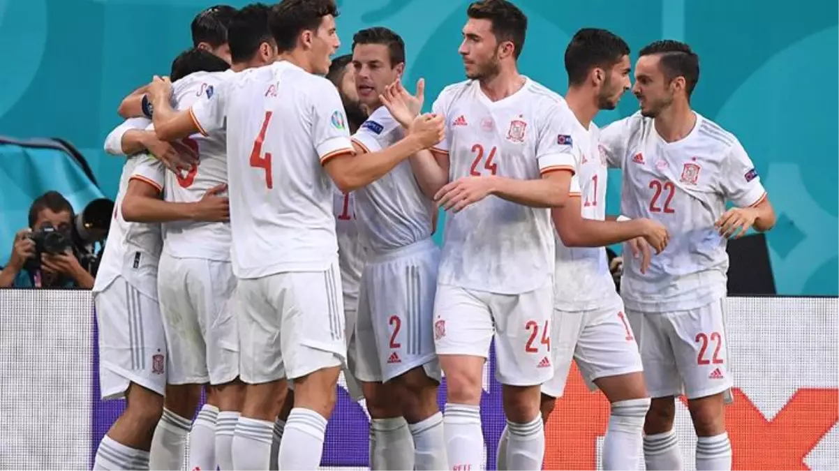 120 dakikası 1-1 biten maçta penaltılarda İsviçre\'yi 3-1 mağlup eden İspanya, EURO 2020\'de yarı finale çıktı