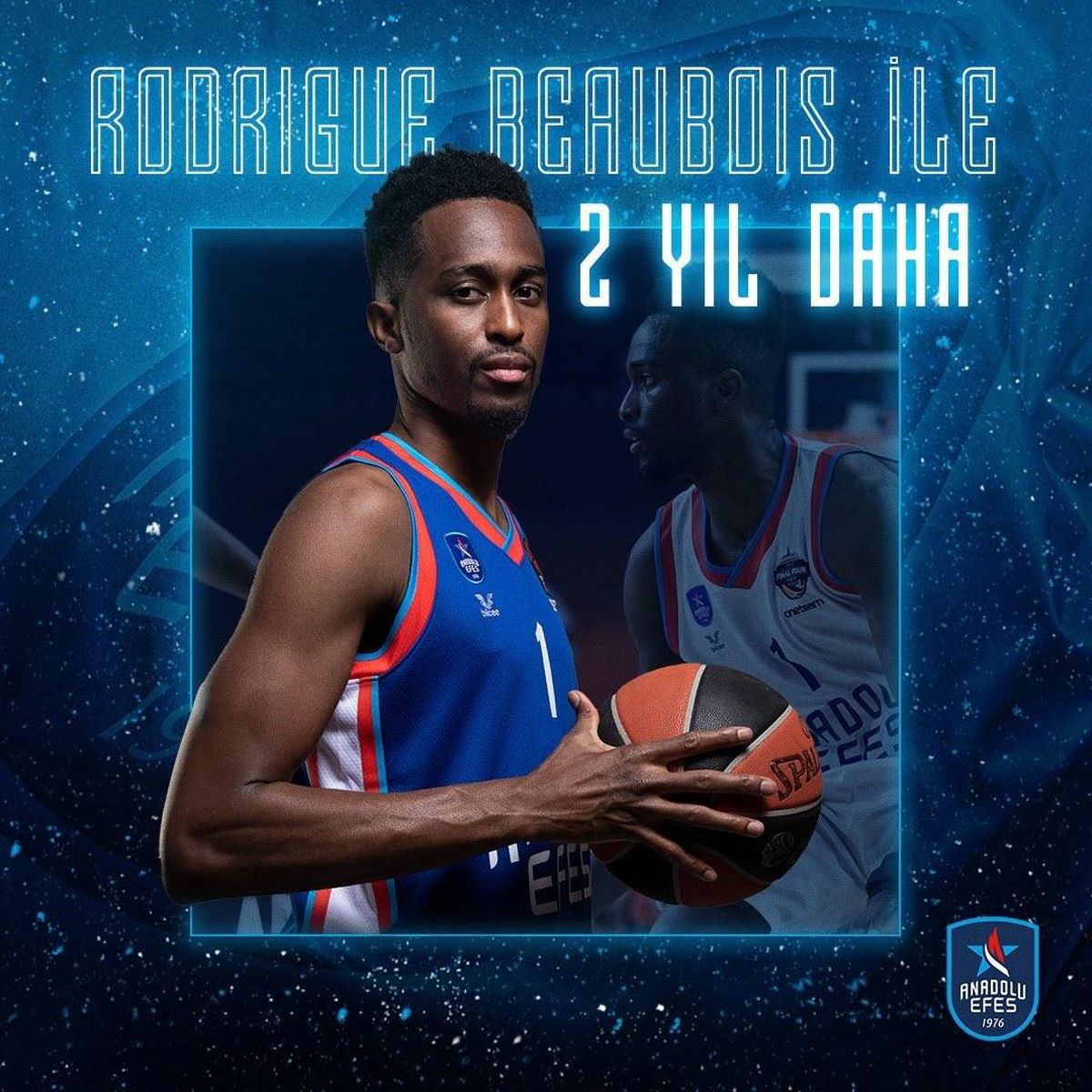 Anadolu Efes, Rodrigue Beaubois\'nın sözleşmesini uzattı