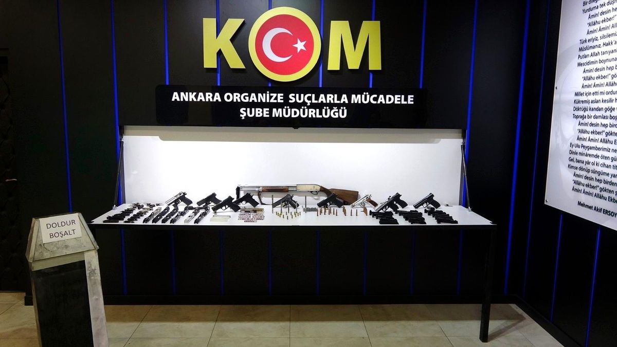 Son dakika haber... Ankara\'da yasa dışı silah operasyonu: 15 gözaltı