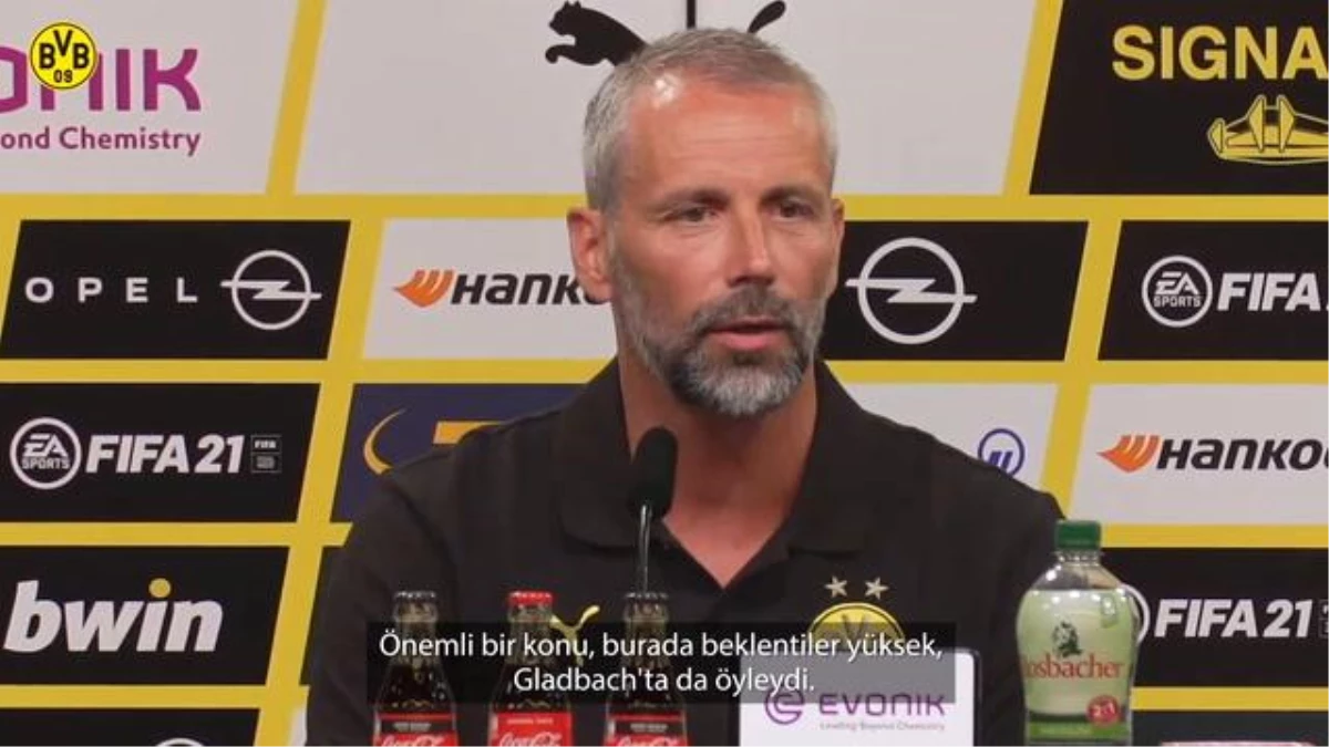  Borussia Dortmund\'un Yeni Teknik Direktörü Marco Rose\'nin Basın Toplantısı