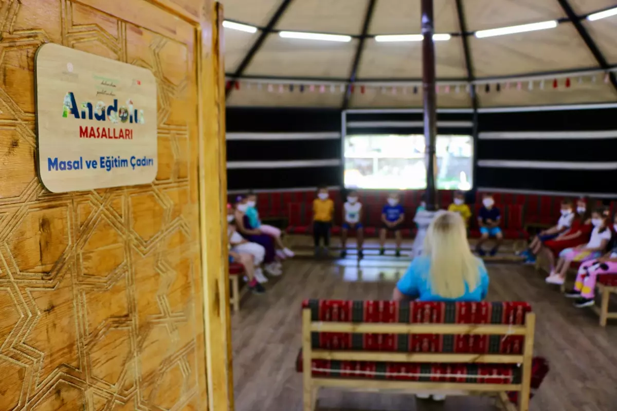 Son dakika haberi... Eskişehirli çocuklar Masal Evi\'nde Anadolu kültürüyle yoğruluyor