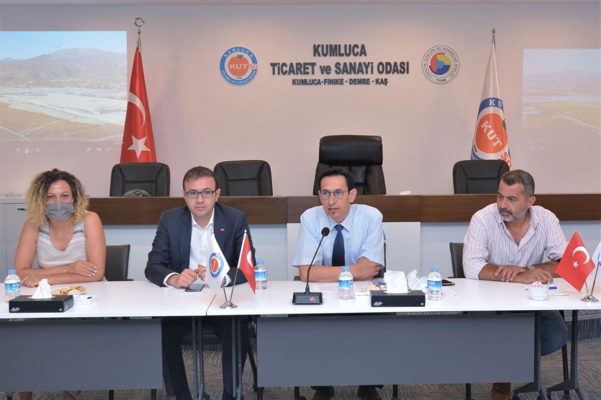 Kaş-Kınık Gıda İhtisas Organize Sanayi Bölgesi için yer tespit komisyonu toplandı