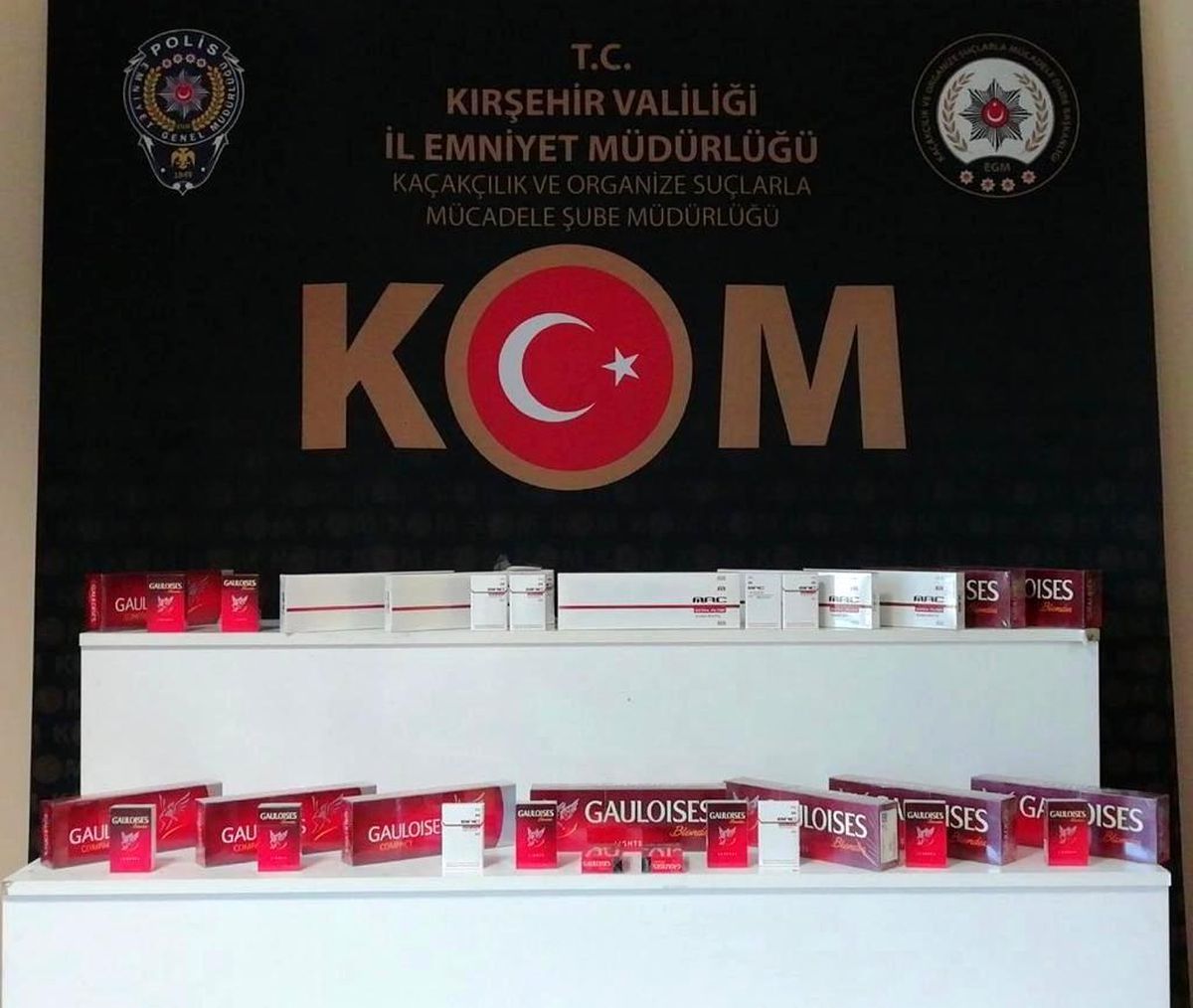 Kırşehir\'de kaçak sigara operasyonu