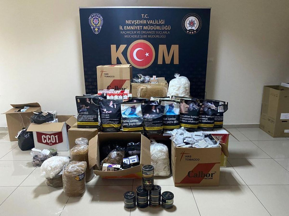 Nevşehir\'de kaçak tütün operasyonu