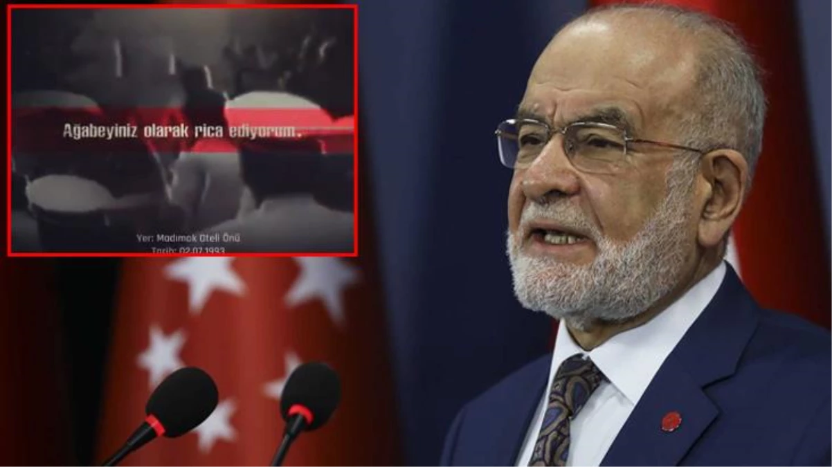 Saadet Partisi\'nden Madımak videosu: Temel Karamollaoğlu\'nun saldırganlara seslendiği anlar yer aldı