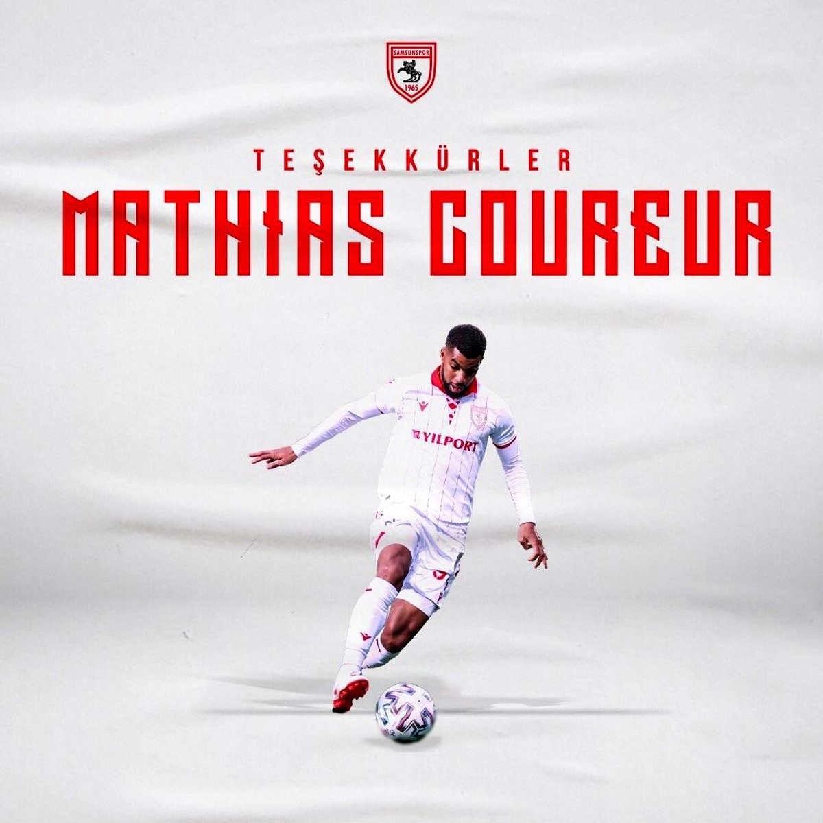 Samsunspor\'da Mathias Coureur ile yollar ayrıldı
