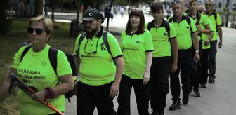 SARAYBOSNA - Barış Yürüyüşü'ne katılacak gönüllüler Saraybosna'dan yola çıktı