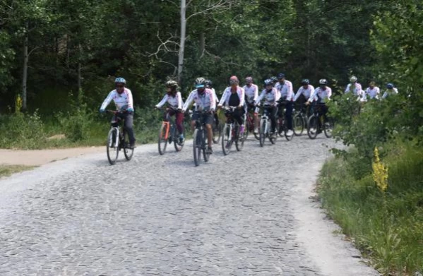 Bitlis Nemrut'tan Adıyaman Nemrut'a bisiklet turu başladı