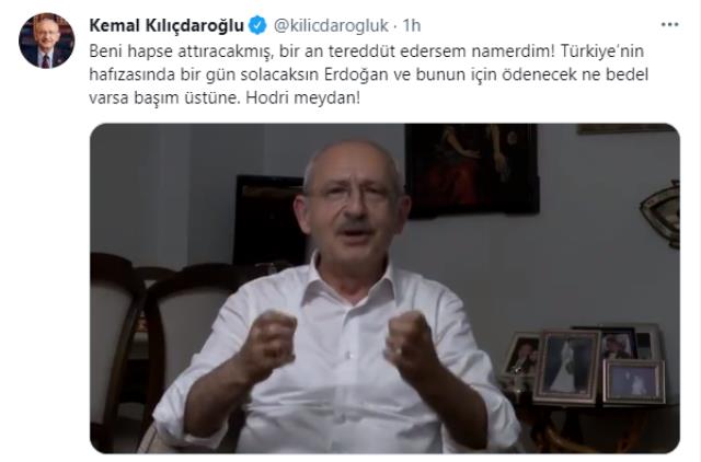 CHP lideri Kılıçdaroğlu'ndan gece yarısı paylaşım: Beni tutuklamak istiyorlar