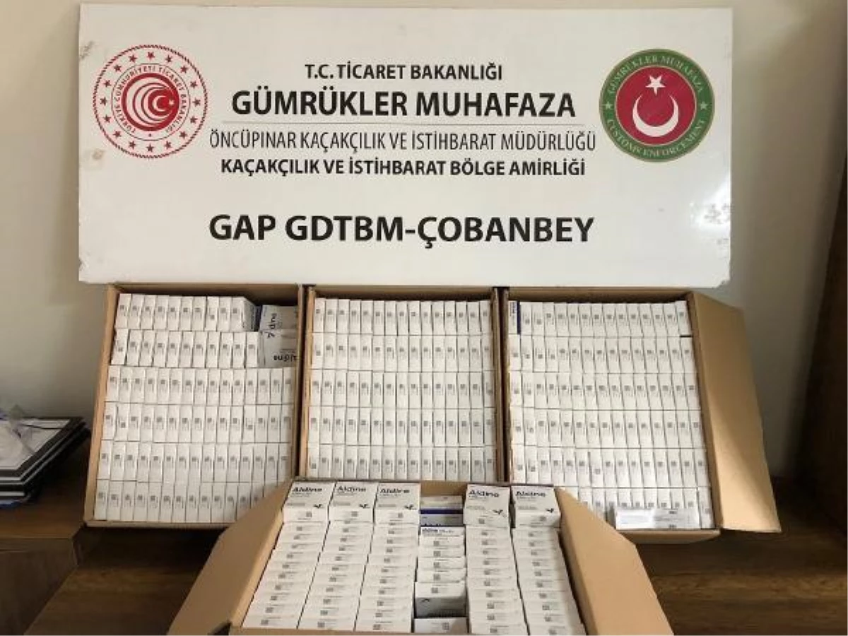 Gümrükteki TIR\'da 720 kutu kırmızı reçeteli ilaç ele geçirildi