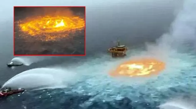 Meksika Körfezi'nde korku filmlerini aratmayan görüntü! Alevler okyanusu sardı, ''Cehennemin gözü'' viral oldu Meksika Körfezi'nde korku filmlerini aratmayan görüntü! Alevler okyanusu sardı, ''Cehennemin gözü'' viral oldu