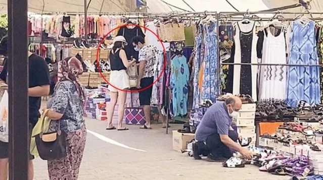 Mert Fırat ve eşi İdil Fırat'ın pazar çıkarması görenleri şaşkına çevirdi