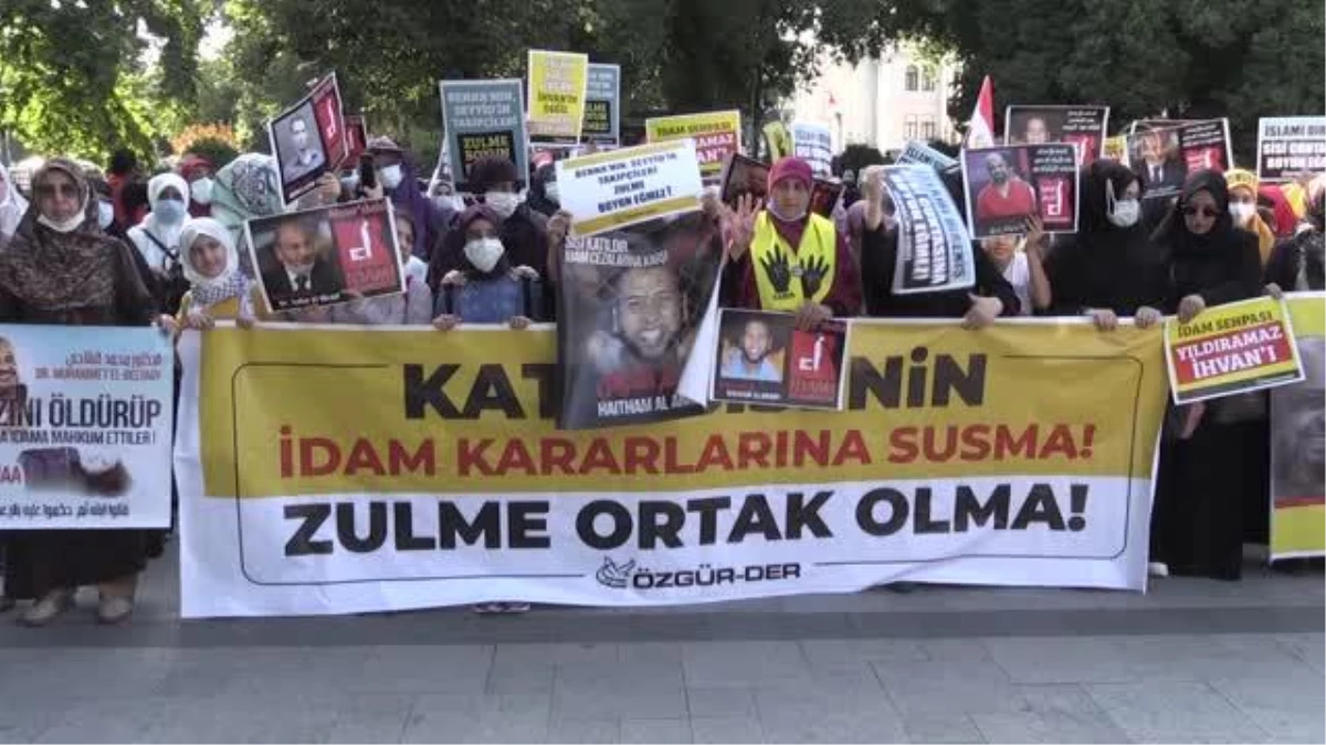 Mısır\'daki idam kararları protesto edildi