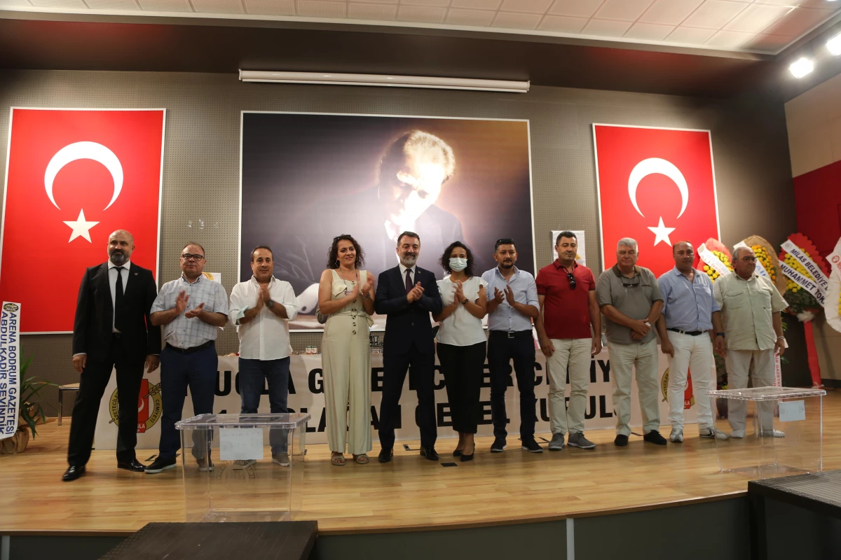 Muğla Gazeteciler Cemiyeti Başkanlığına yeniden Akbulut seçildi