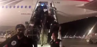 'Tosuncuk' lakaplı Mehmet Aydın'ı taşıyan uçak İstanbul Havalimanı'na indi