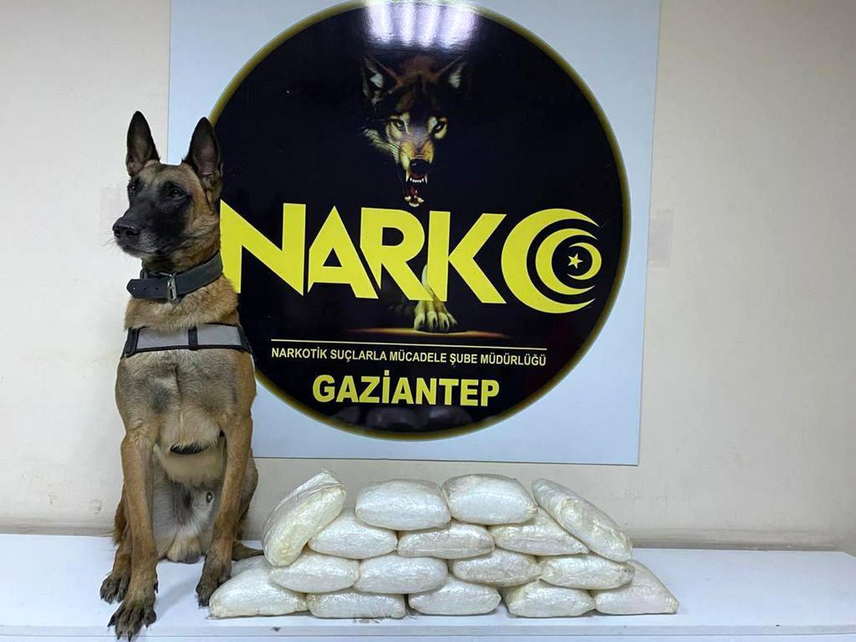 Yolcu otobüsünde 16 kilogram uyuşturucu ele geçirildi