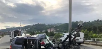 Almanya'dan Rize'ye tatile gelen gurbetçiler Of'ta kaza yaptı: 2 ölü, 4 yaralı