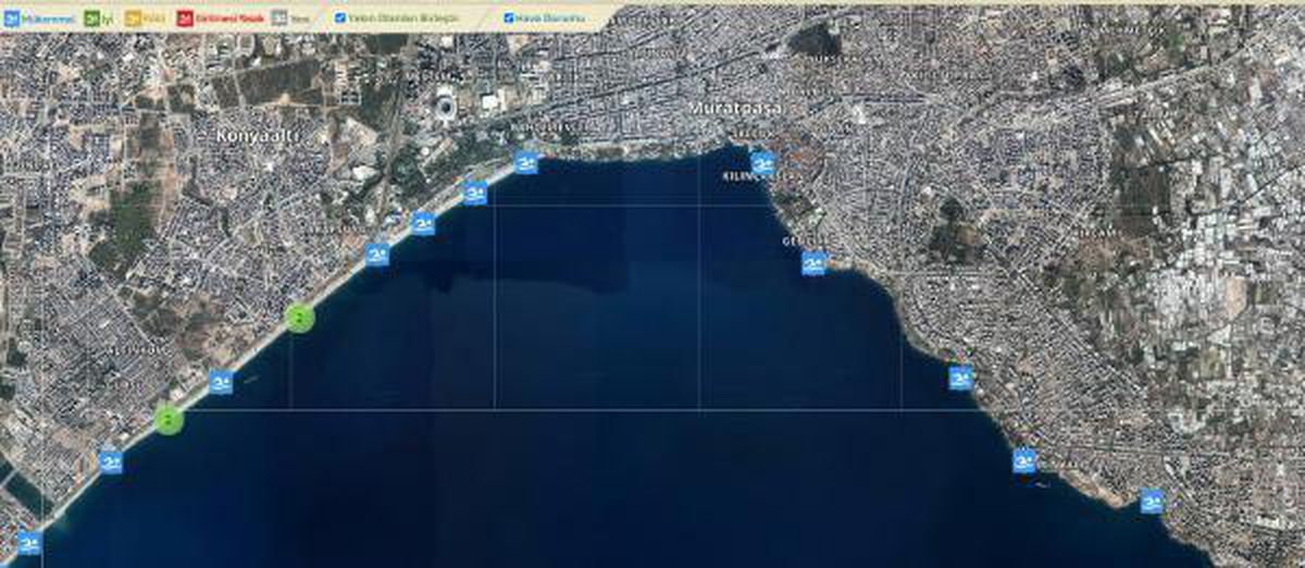 Antalya sahillerinin suyu \'mükemmel\'