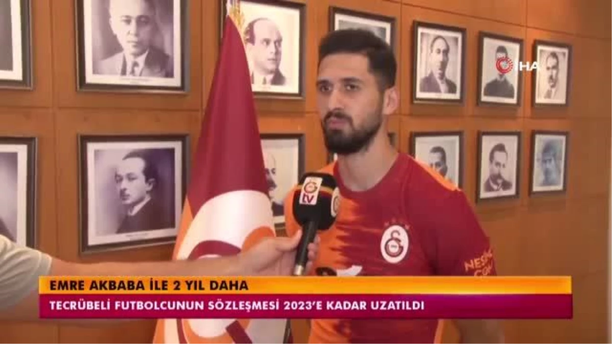 Galatasaray Emre Akbaba\'nın sözleşmesini 2023 yılına kadar uzattı