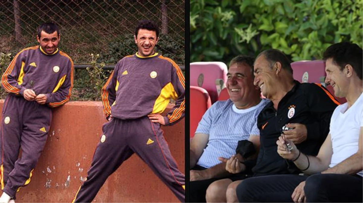 Gheorghe Hagi ve Gheorghe Popescu, Galatasaray antrenmanını ziyaret etti