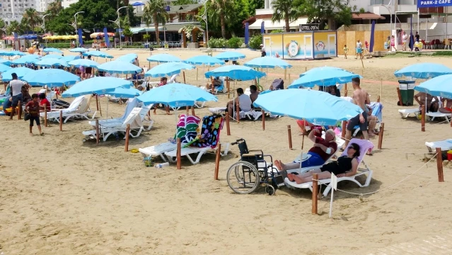 Mersin'de plajlar engelliler için de hazır