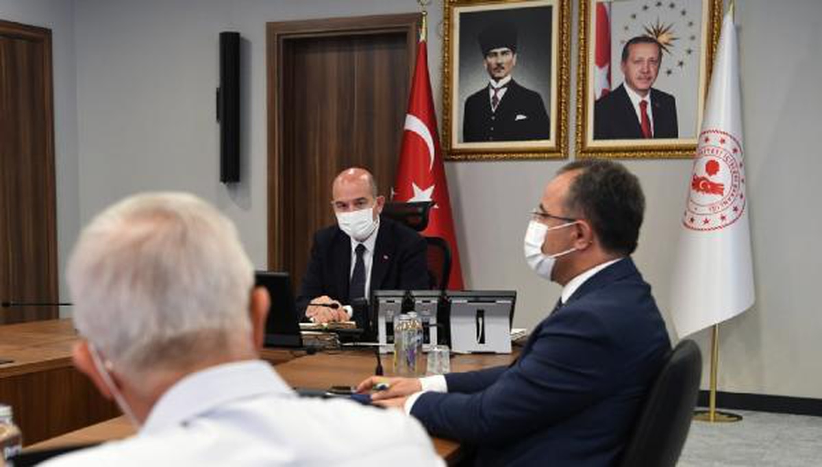 Bakan Soylu başkanlığında Güvenlik ve Koordinasyon Toplantısı