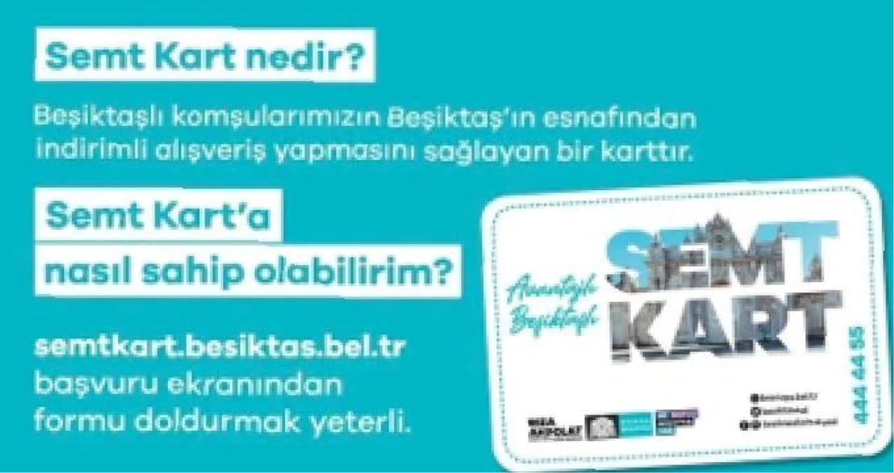 Beşiktaş, Semt Kart uygulamasını hayata geçiriyor
