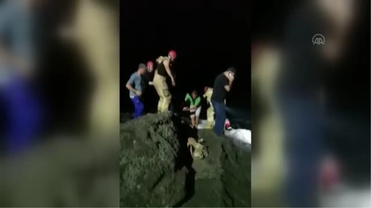 Beykoz\'da balık tutarken kayalıklardan düşen kişi ağır yaralandı