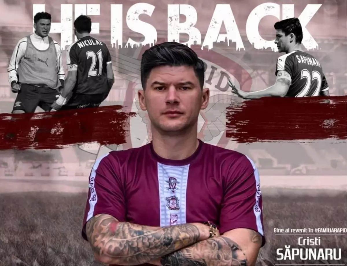 Cristian Sapunaru Rapid Bükreş\'e transfer oldu