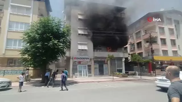 Hatay'da korkutan yangın
