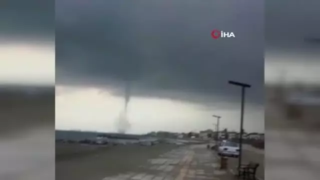 İskenderun Körfezi'nde hortum paniği