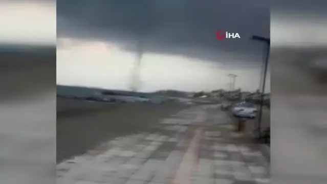 İskenderun Körfezi'nde hortum paniği
