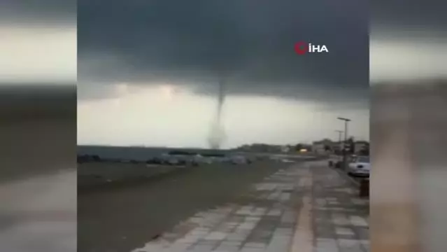 İskenderun Körfezi'nde hortum paniği