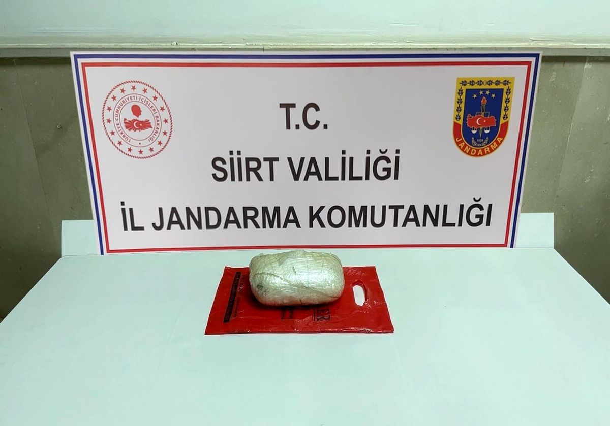 Siirt\'te uyuşturucu madde ele geçirildi, 1 kişi tutuklandı