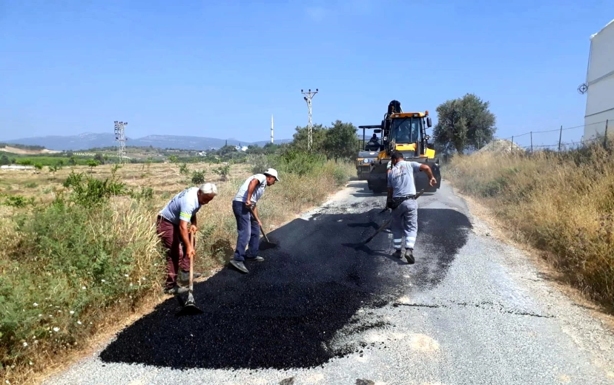 Akdeniz\'de asfalt ve kaldırım çalışmaları sürüyor