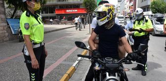 Balıkesir polisinden motosiklet denetimi