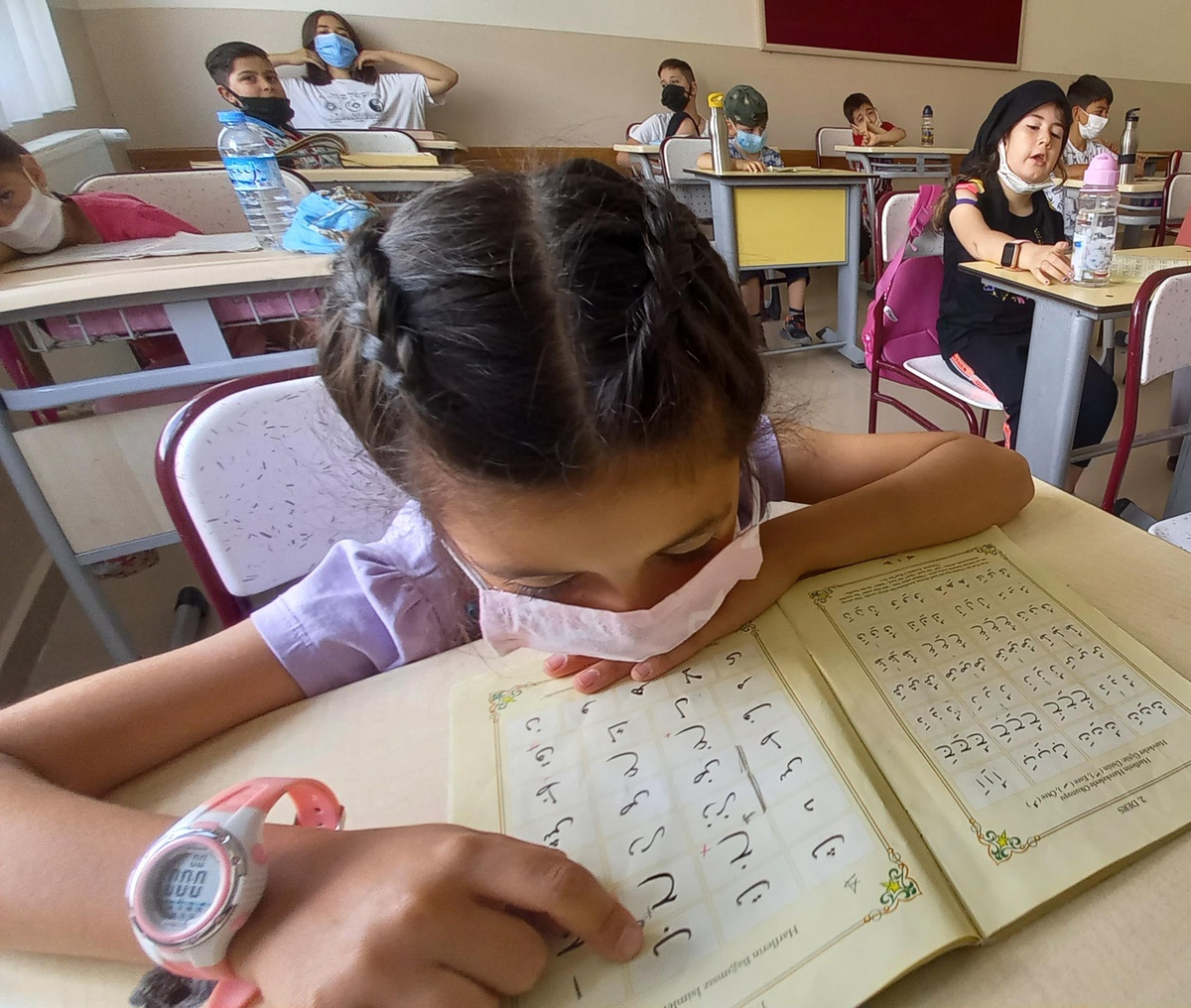 Beypazarı\'nda Kur\'an kurslarında yüz yüze eğitim sürüyor
