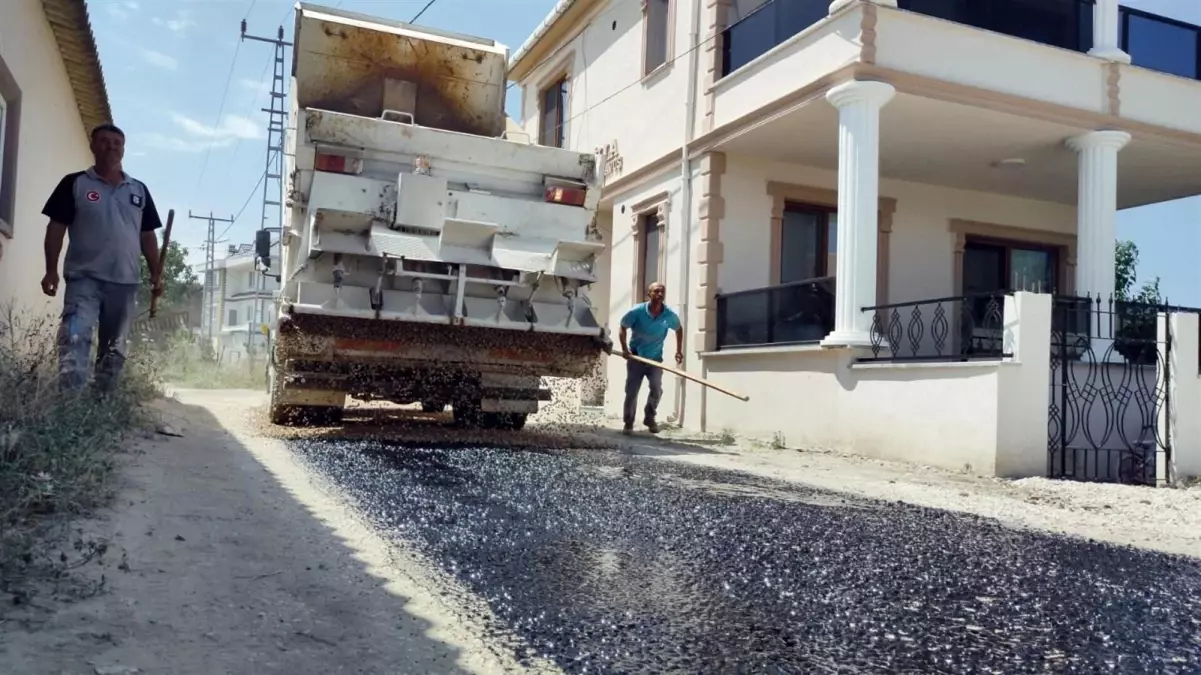 Erdek Paşalimanı Adası yolları yapılıyor