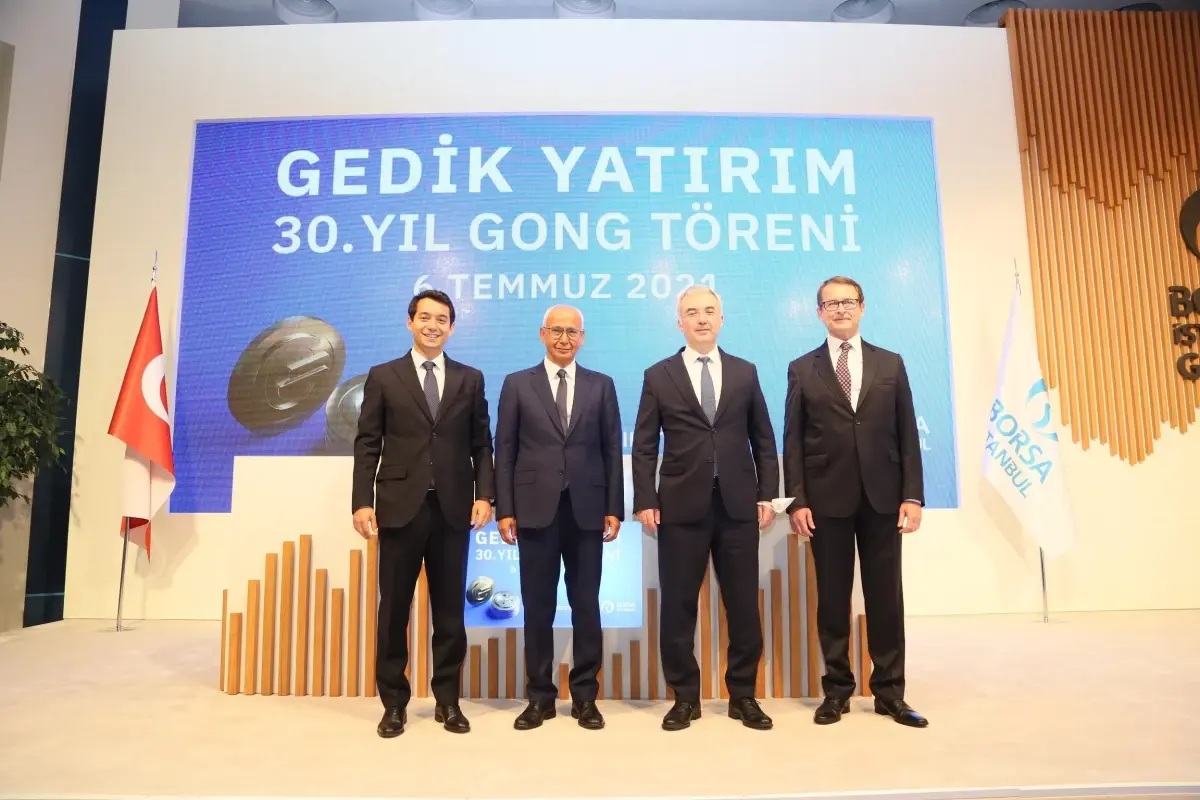 Gedik Yatırım, 30. yılını Borsa İstanbul\'da gong töreni ile kutladı