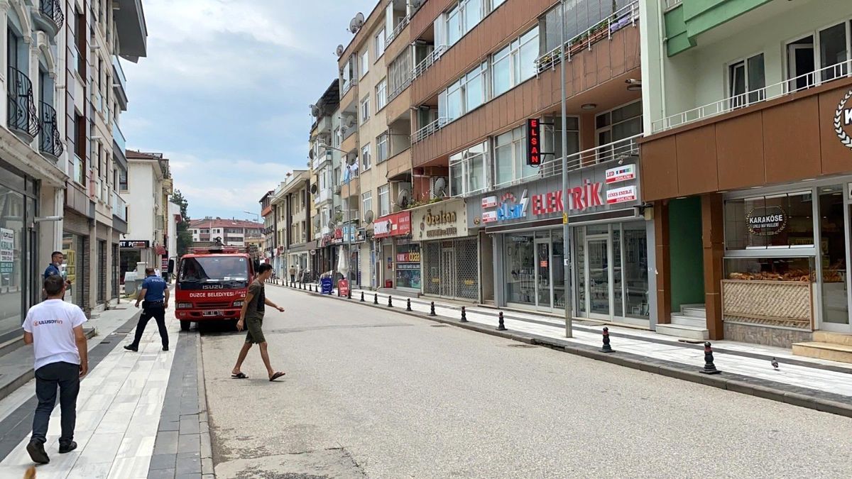 Gerçek itfaiye gelince ortaya çıktı
