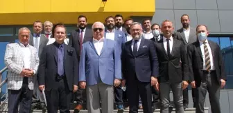 Hacettepe Spor Kulübü Başkanı Üstündağ, Gençlerbirliği Kulübü Başkanı Akdaş'ı ziyaret etti