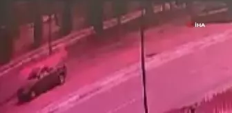 Hurdaya dönen otomobilden yara almadan çıktı