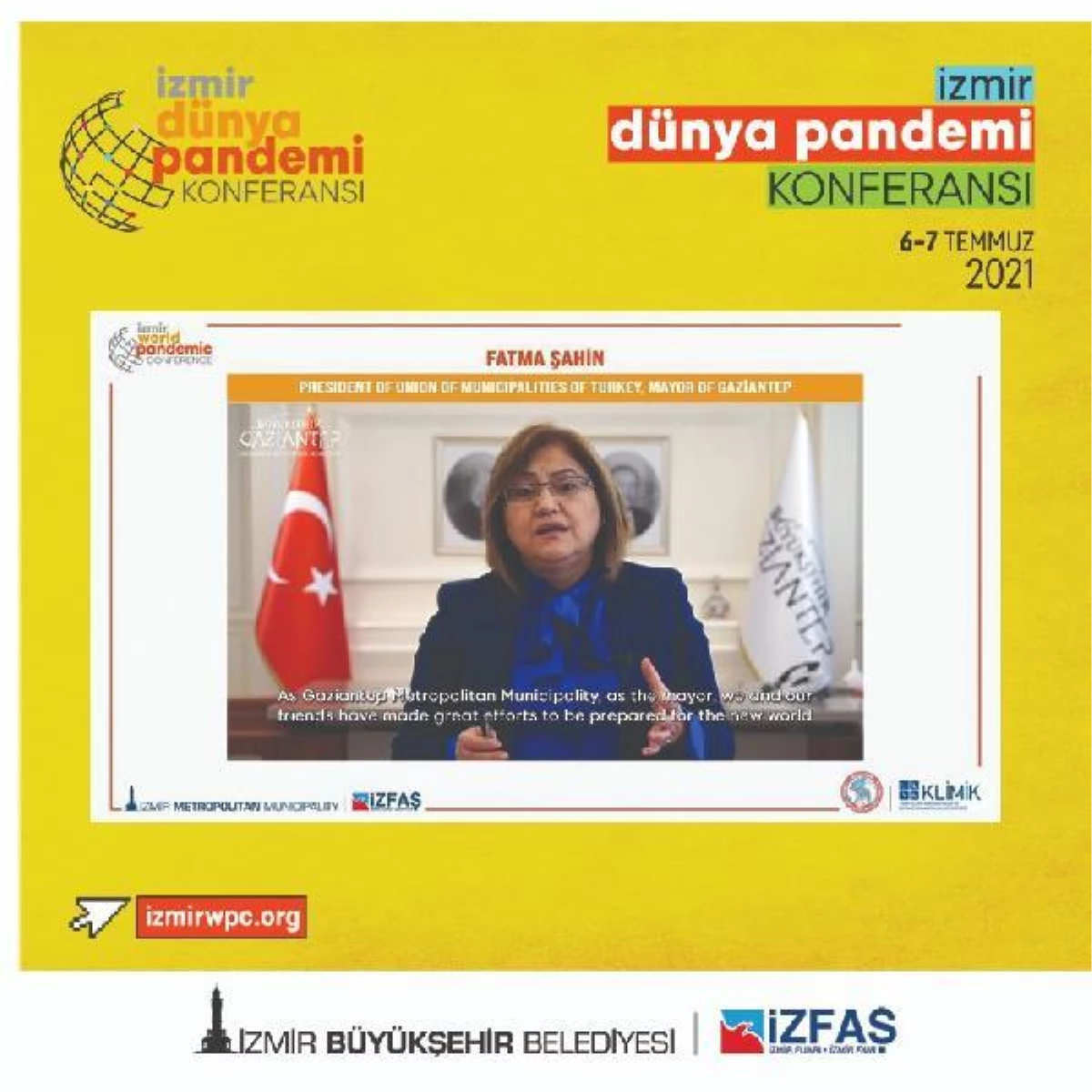 İzmir Büyükşehir Belediyesi öncülüğünde \'Dünya Pandemi Konferansı\'  başladı