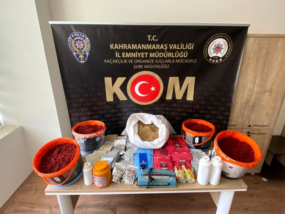 Son dakika haberleri... Kahramanmaraş\'ta nargile tütünü operasyonu