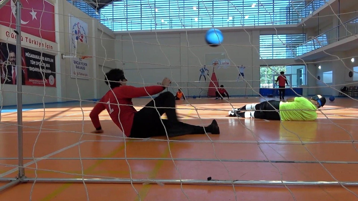 Kazakistan Goalball Milli Takımı, Kırıkkale\'de kamp yaptı