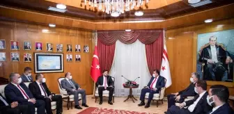 Son dakika haberi! KKTC Başbakanı Saner, Cumhurbaşkanlığı Dijital Dönüşüm Ofisi Başkanı Koç'u kabul etti