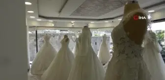 Normalleşme başladı, gelin adayları soluğu gelinlikçilerde aldı