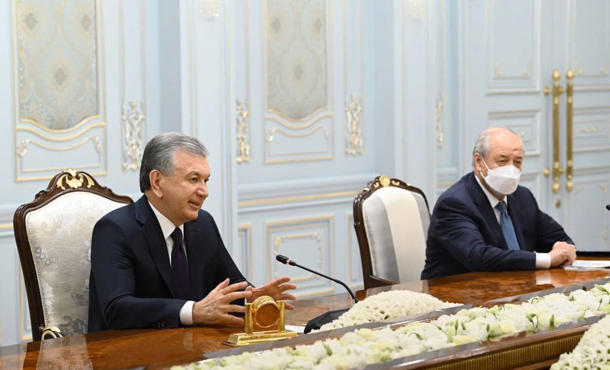 Son dakika... Özbekistan Cumhurbaşkanı Mirziyoyev, BM 75. Genel Kurul Başkanı Bozkır\'ı kabul etti