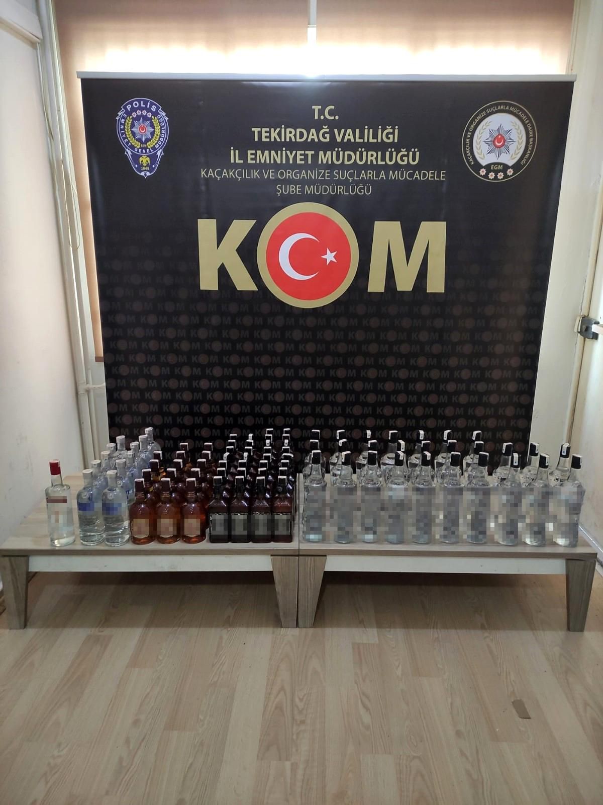 Tekirdağ\'da sahte içkiye darbe üstüne darbe