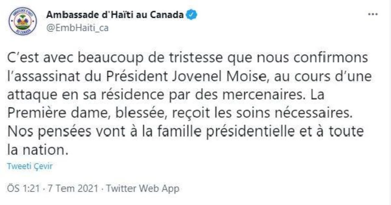 Haiti devlet başkanı suikast sonucu öldürüldü (2)